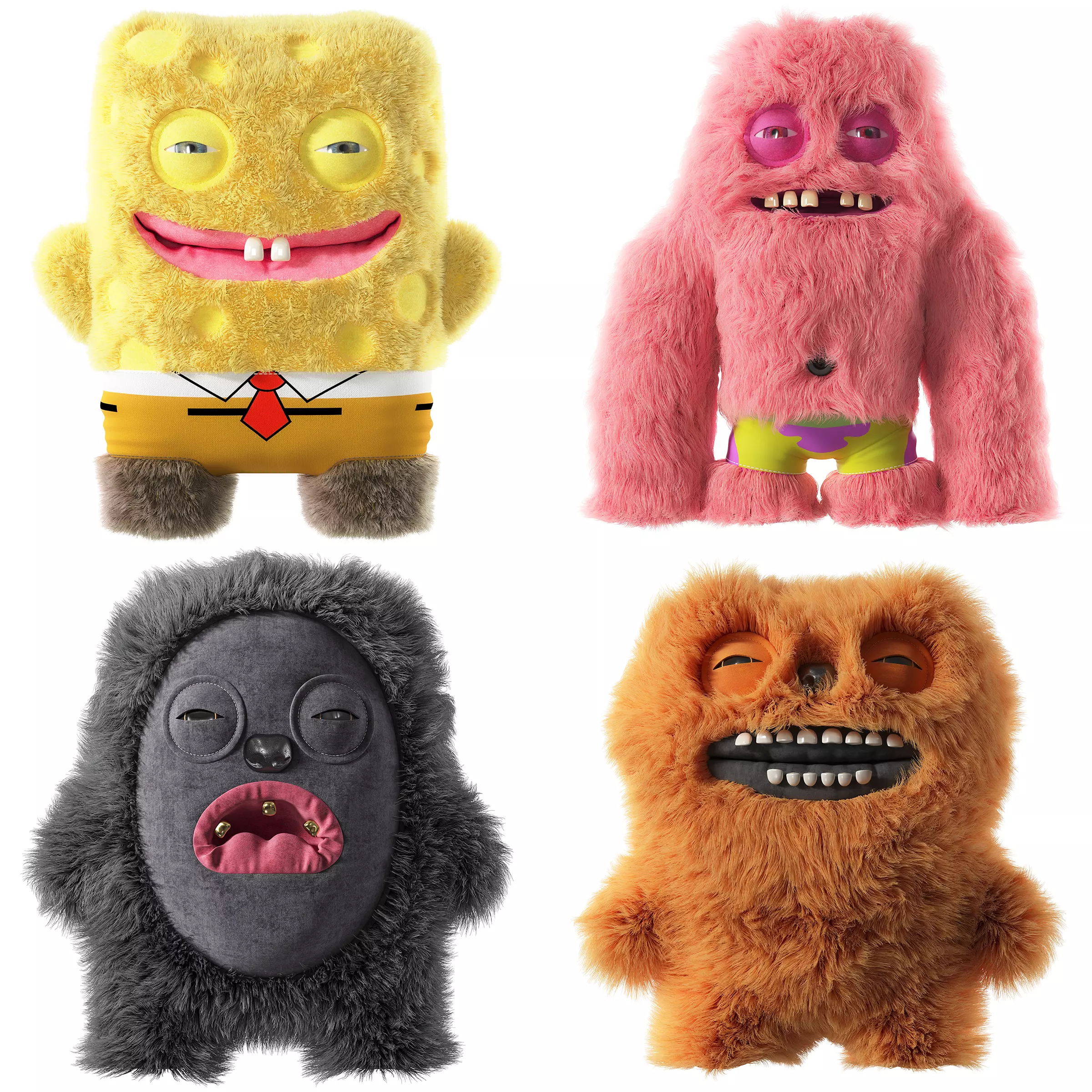 Fuggler Toy set 3D model