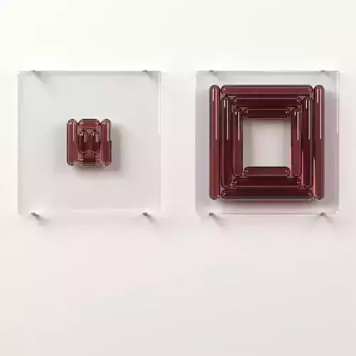 Wall Glass Blocks - Decorative Frame - The Heart - Part 1