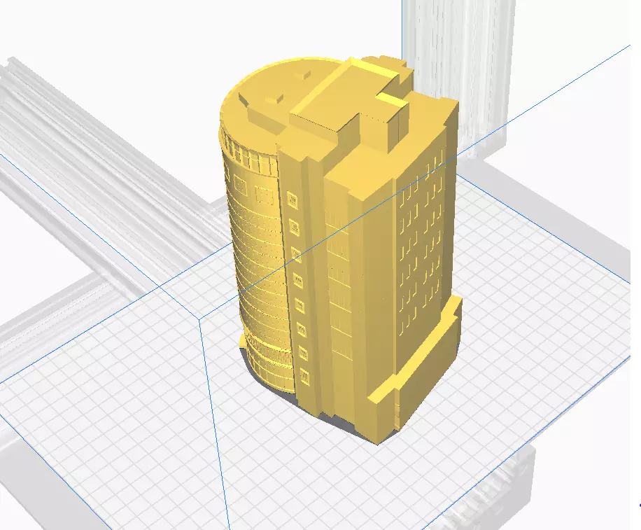 Building 3D print model