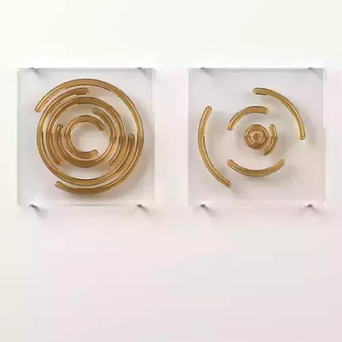 Wall Glass Blocks - Decorative Frame - The Sun - Part 3