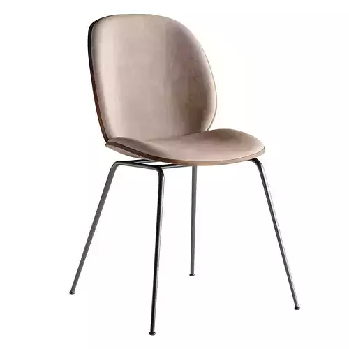 Beetle Dining Chair 3D model 7