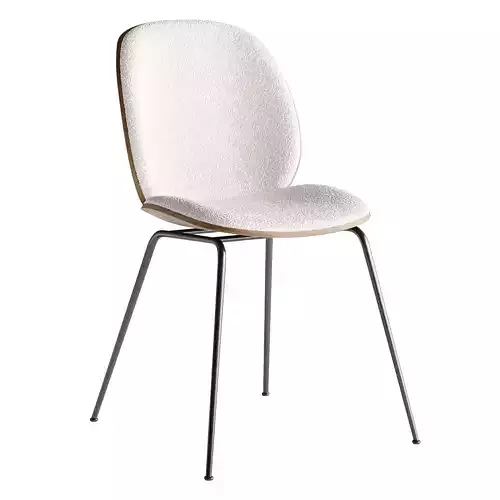 Beetle Dining Chair 3D model 5