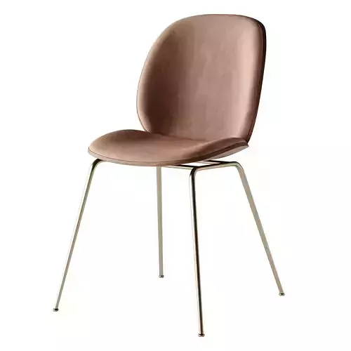 Beetle Dining Chair 3D model 2