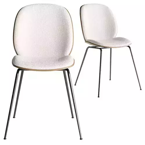 Beetle Dining Chair 3D model 6