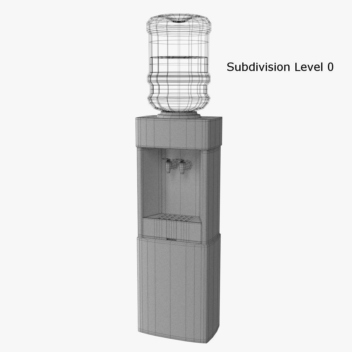 Water Cooler 3D model_7