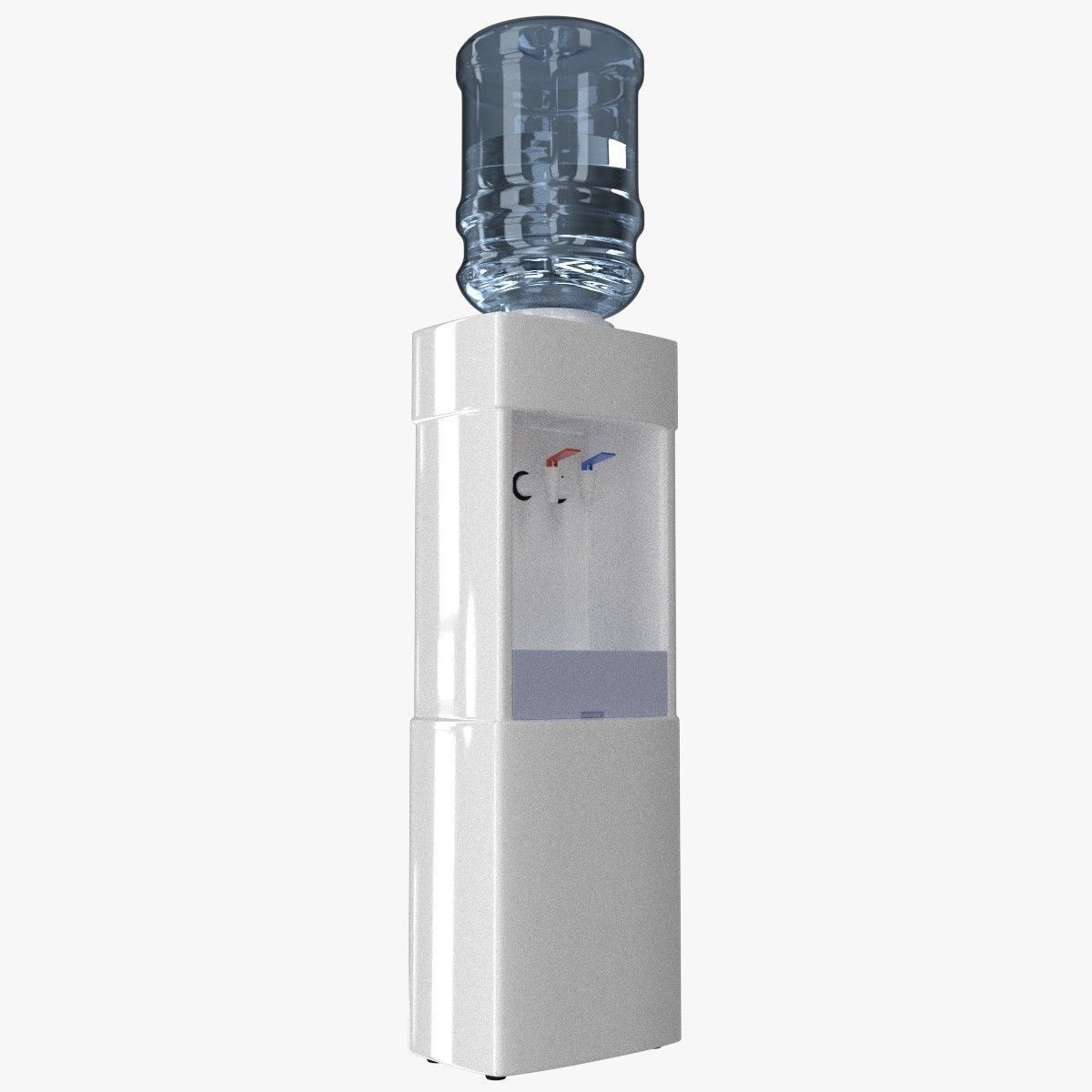 Water Cooler 3D model_1