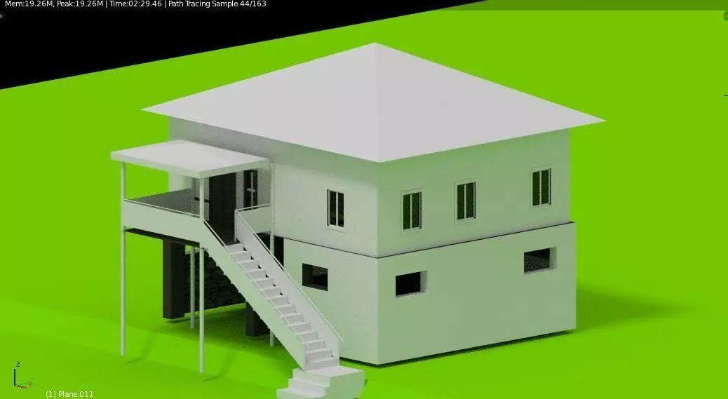 building house Free 3D model