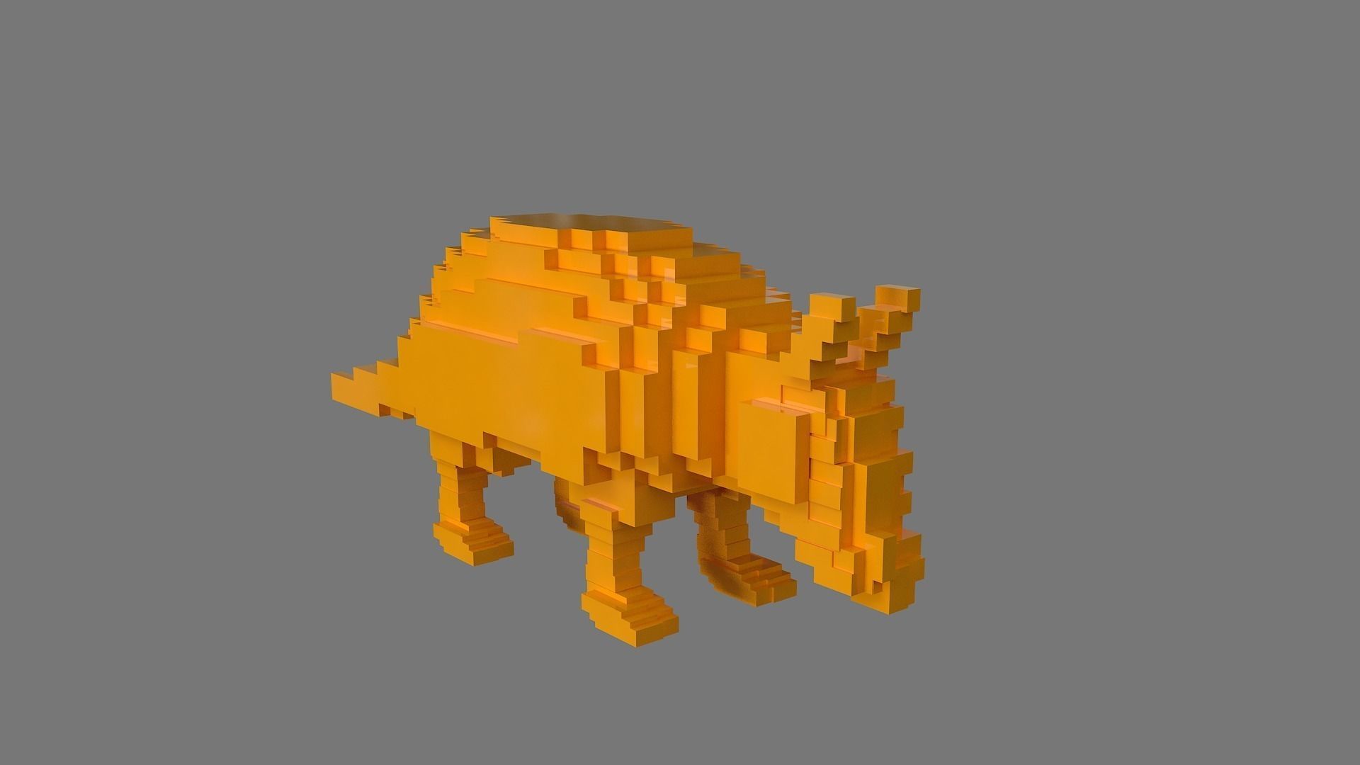 AS LowRez Series - Armadillo  3D print model_2
