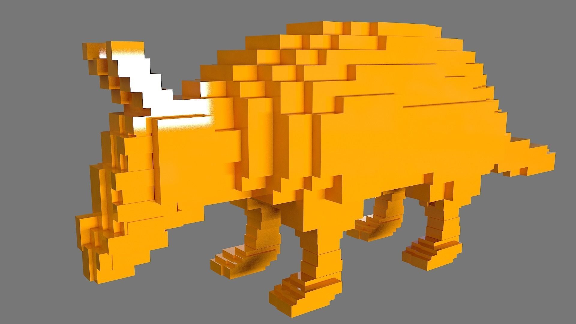 AS LowRez Series - Armadillo  3D print model_0