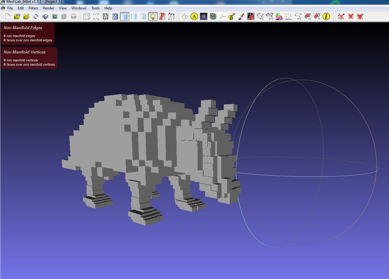 AS LowRez Series - Armadillo  3D print model_7