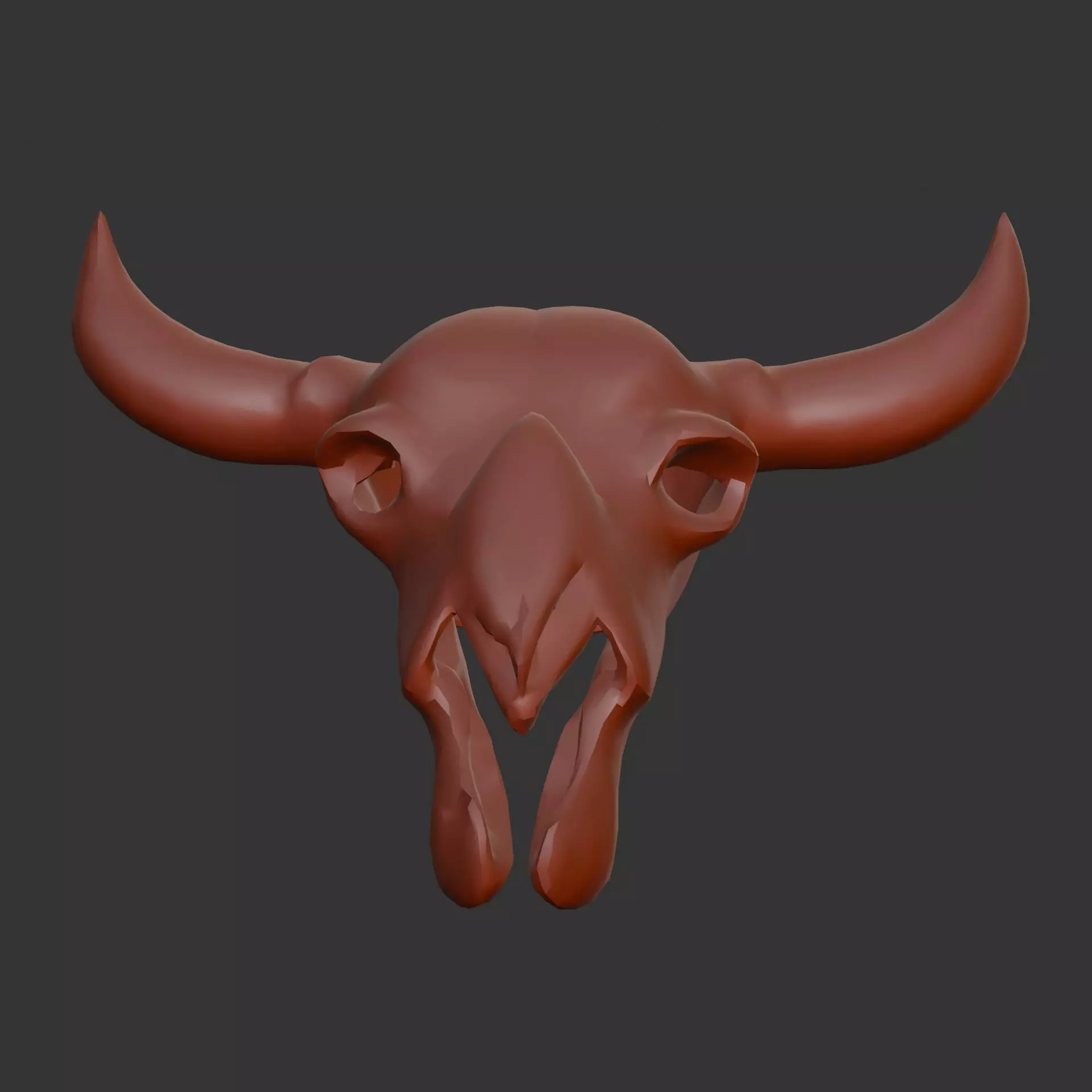 Buffalo Skull Free 3D model