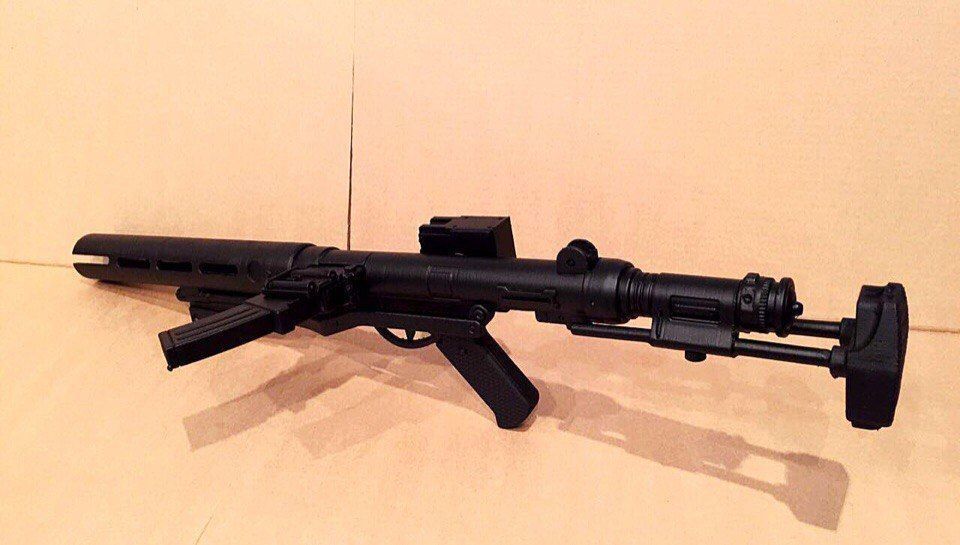 The E-11D blaster rifle 3D print model_8