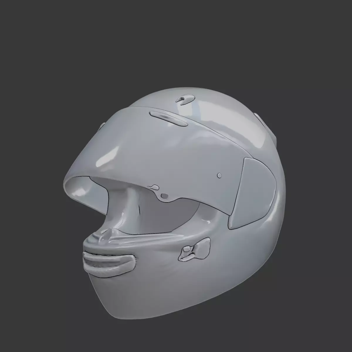 Bell RS7 Pro Racing Helmet 3D Printable 3D print model