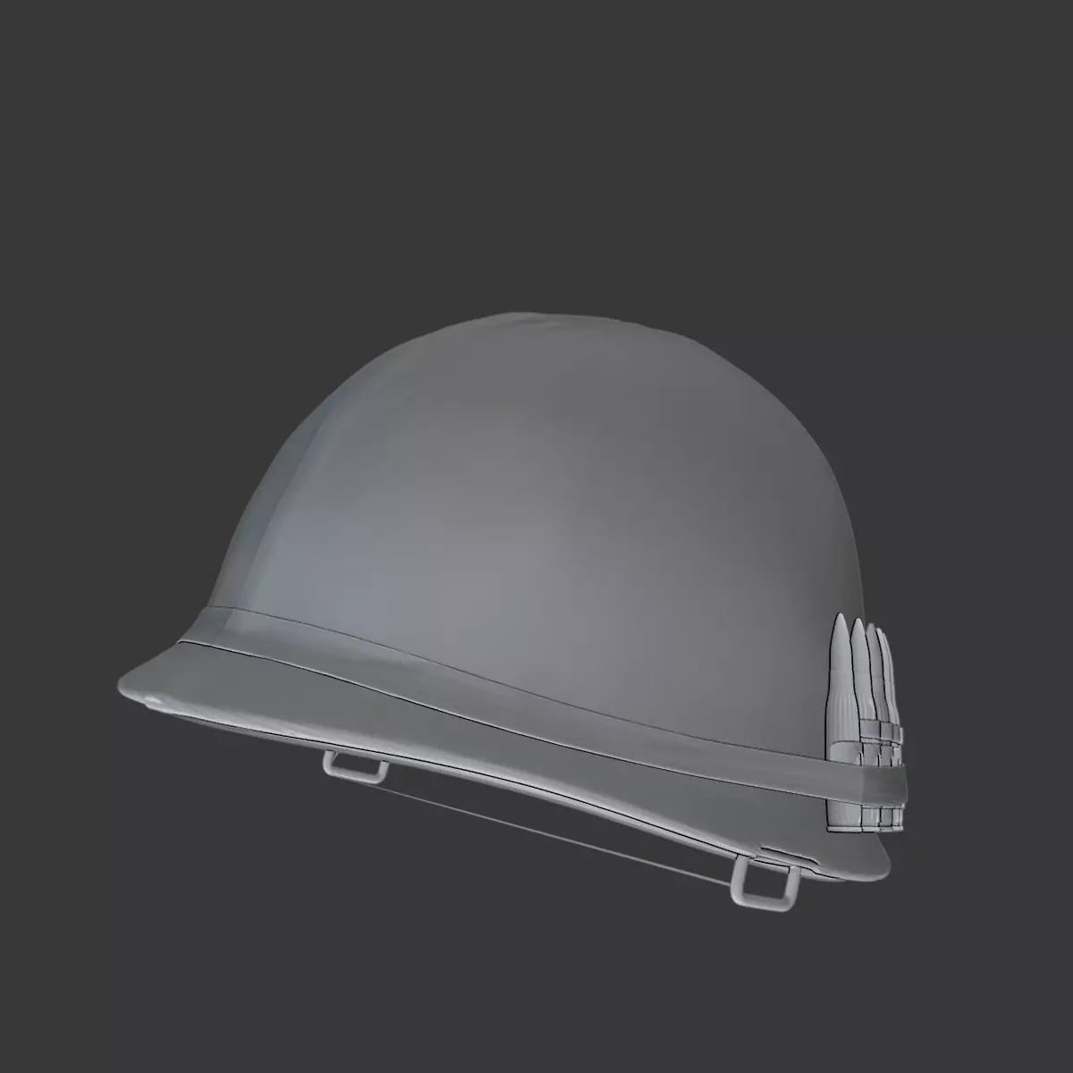 French M15 Adrian Helmet Historical WWI 3D Printable 3D print model