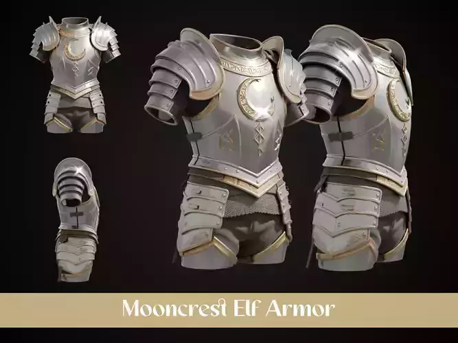 Stylized Elven Armor - Mooncrest Elf