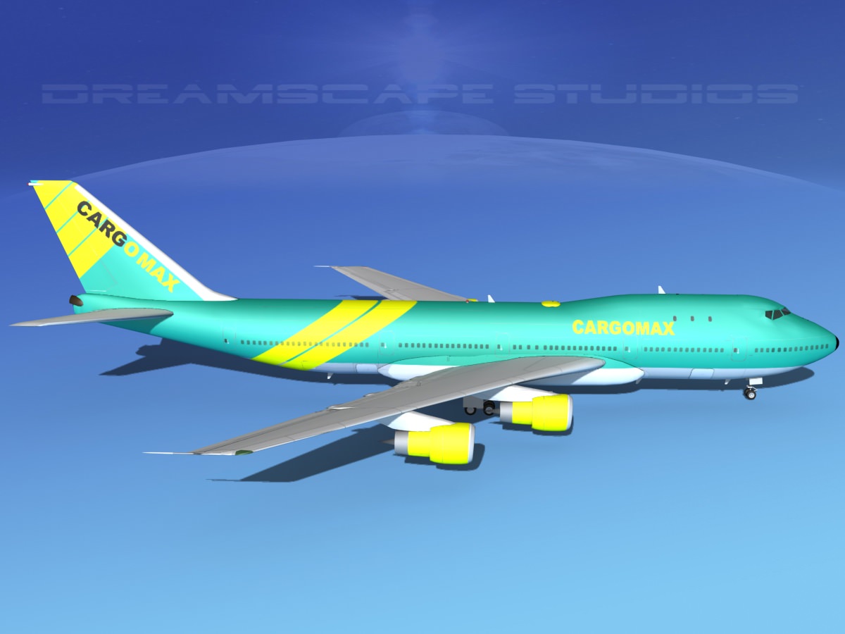 Boeing 747-100 CargoMax 3D model_4