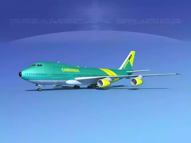 Boeing 747-100 CargoMax 3D model