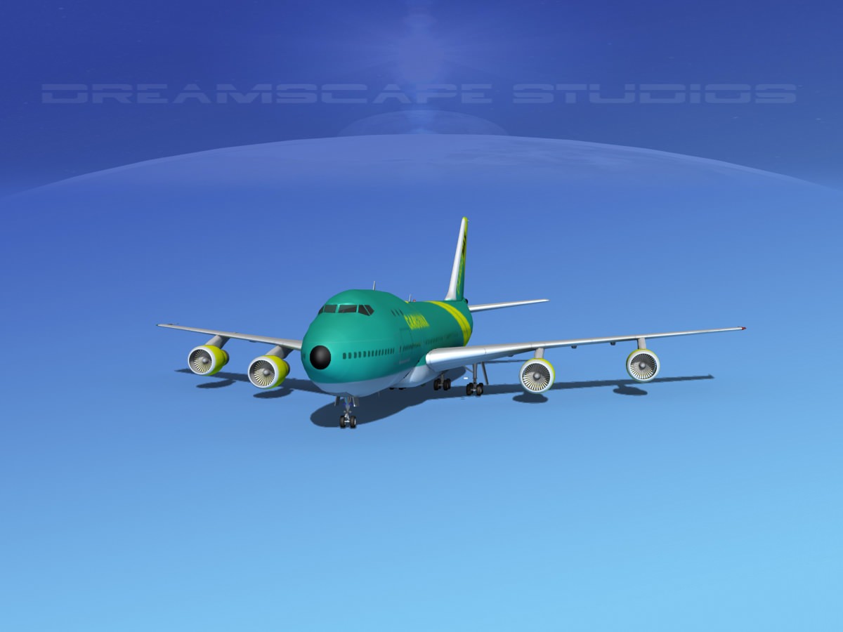 Boeing 747-100 CargoMax 3D model_1