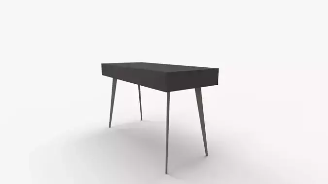 Williamspace Mid Century Modern Desk 3D model 4