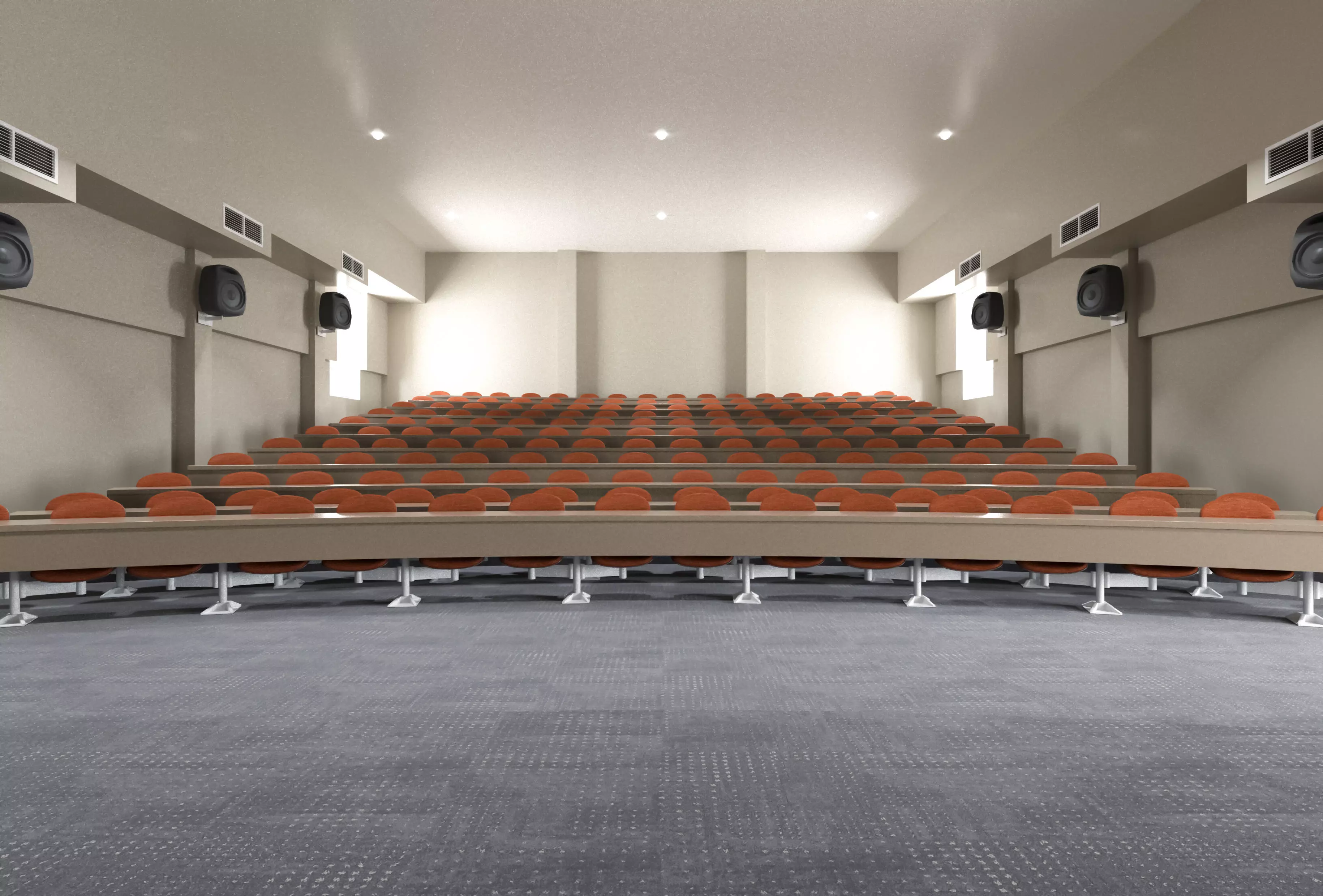Auditorium Lecture Theatre Interior 3D Model Scene 3D model