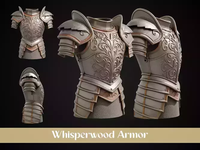 Stylized Elven Armor - Whisperwood