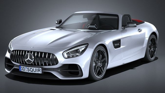 Mercedes AMG GT Roadster 2017 3D model