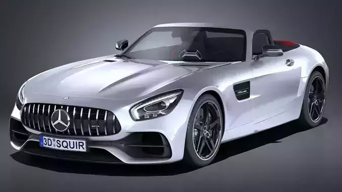 Mercedes AMG GT Roadster 2017 3D model