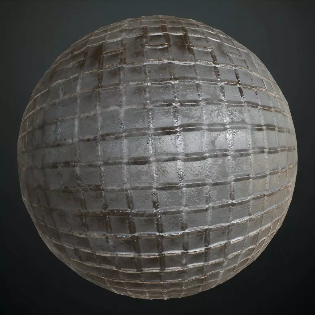 Diamond Metal Plate PBR Seamless Texture