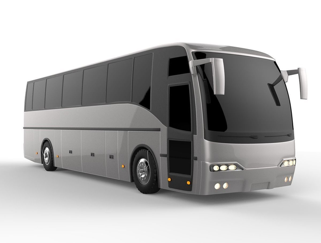 Deluxe Coach Bus 3D model