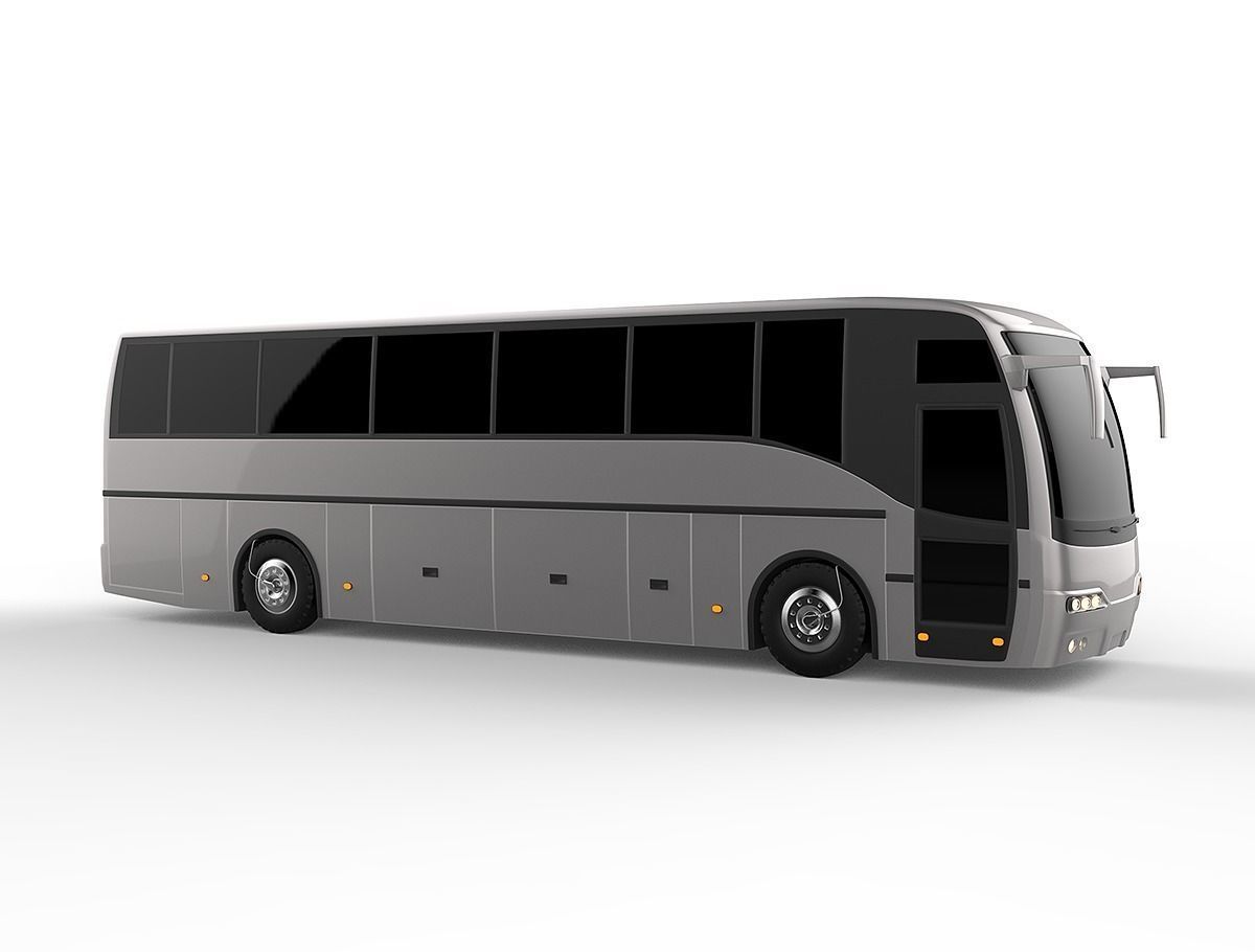 Deluxe Coach Bus 3D model_1