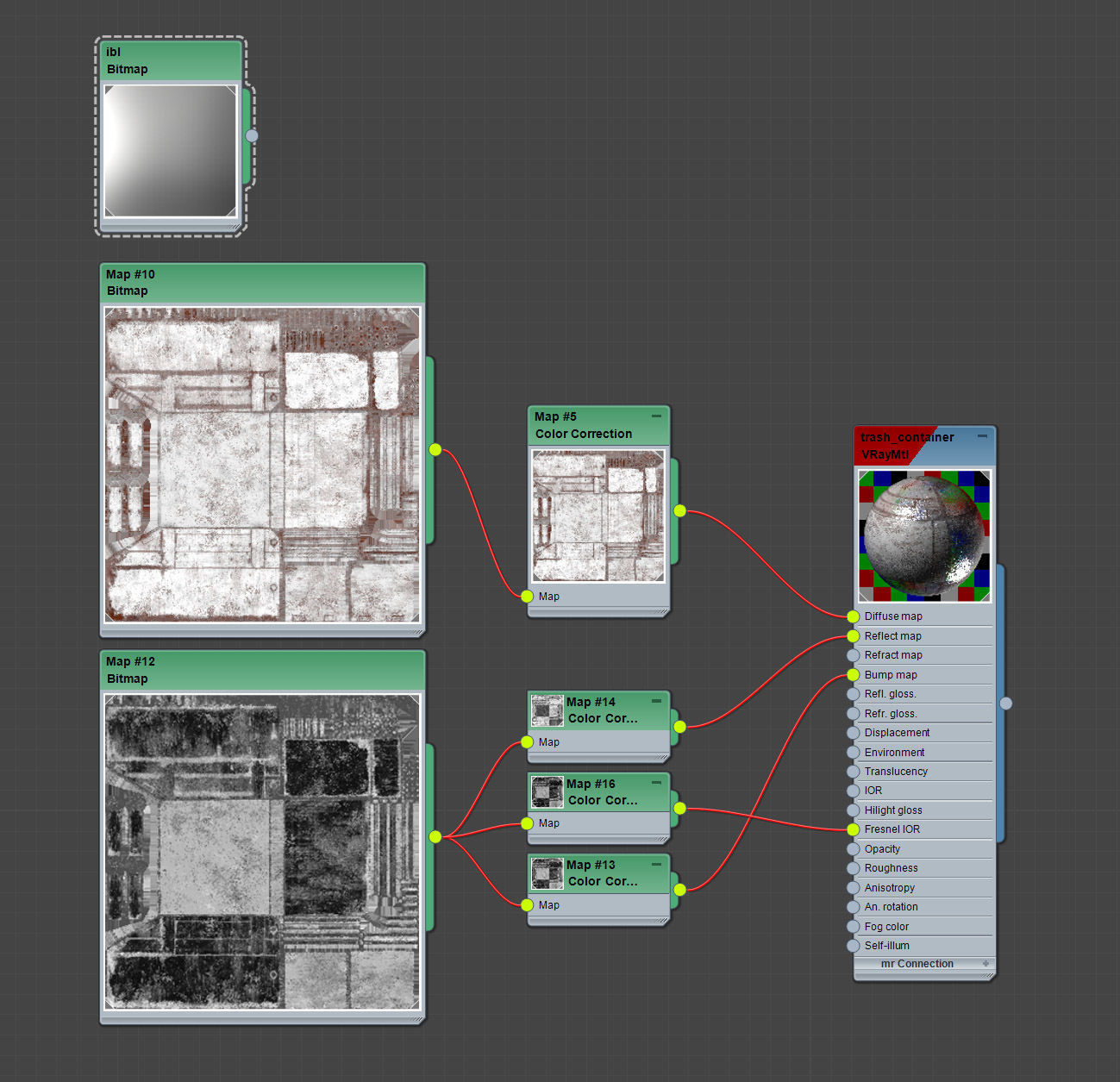 Trash container 3D model_5
