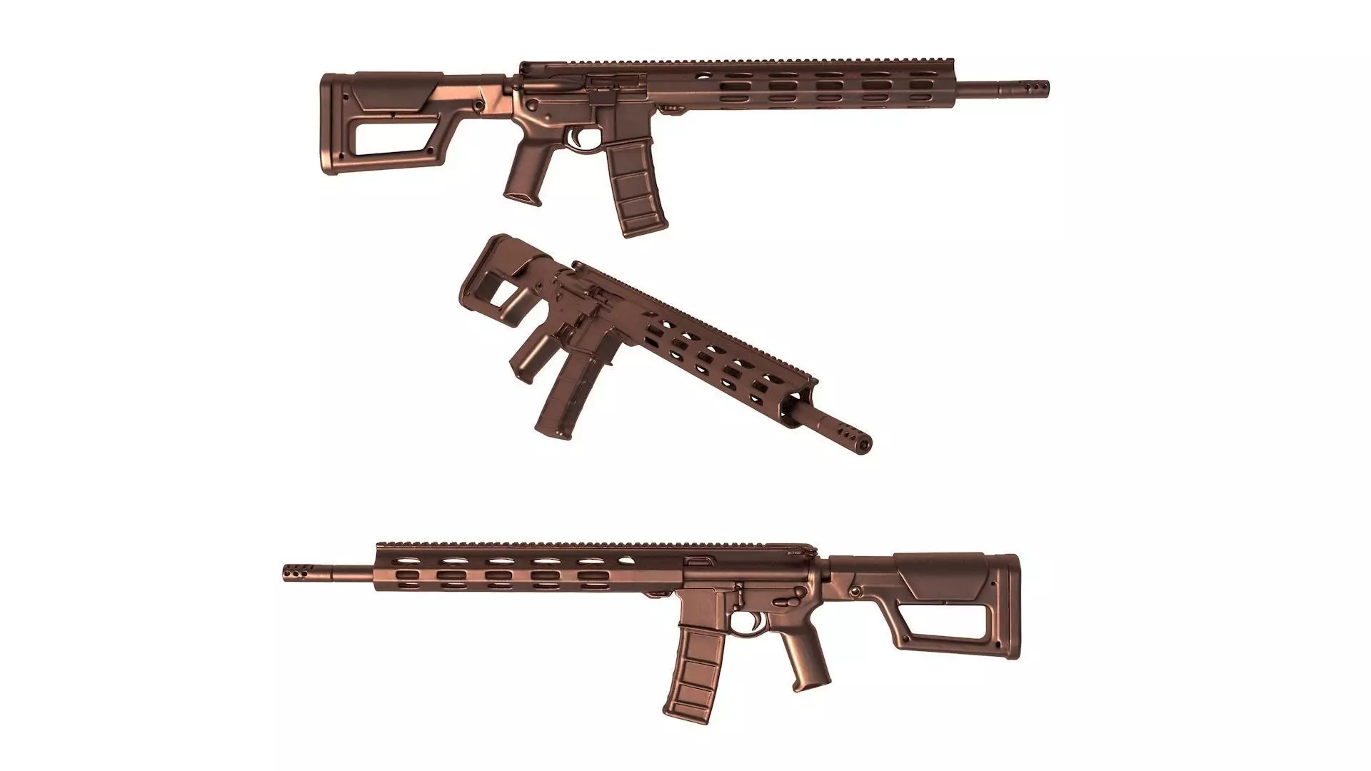 AR-556 MPR - ar rifle 3D print model