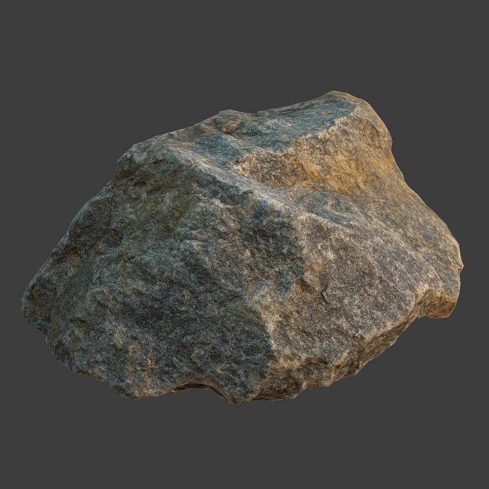 Reagan Stone Low-poly 3D model_0