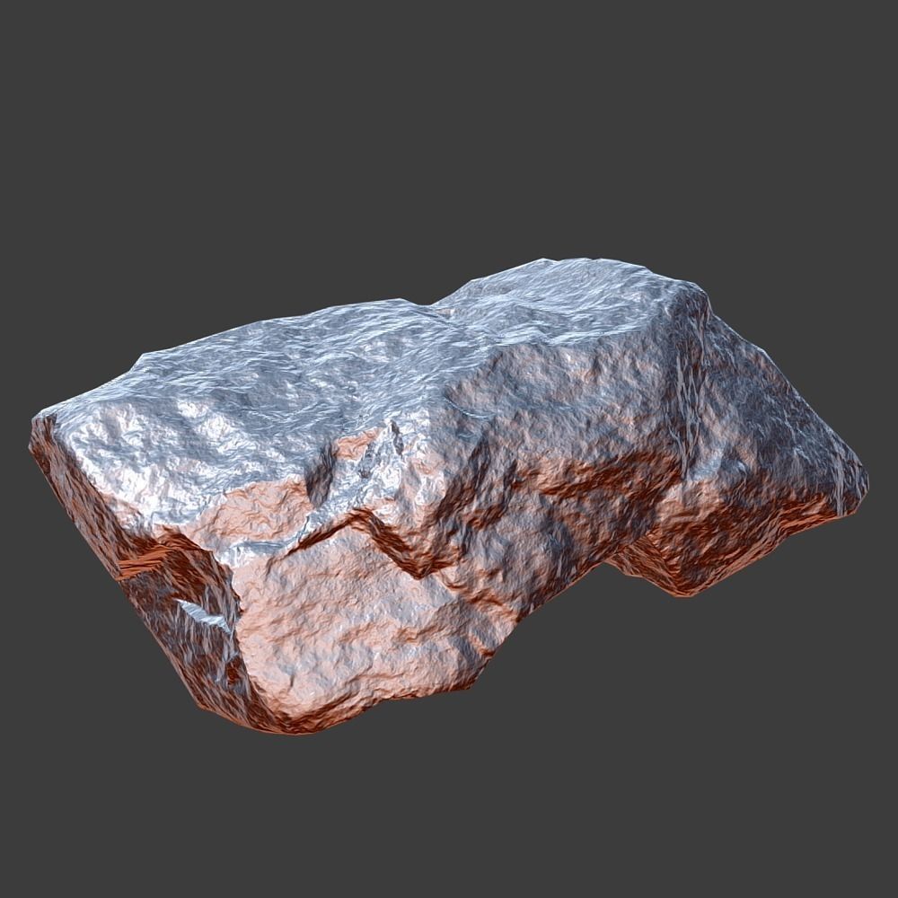 Reagan Stone Low-poly 3D model_8