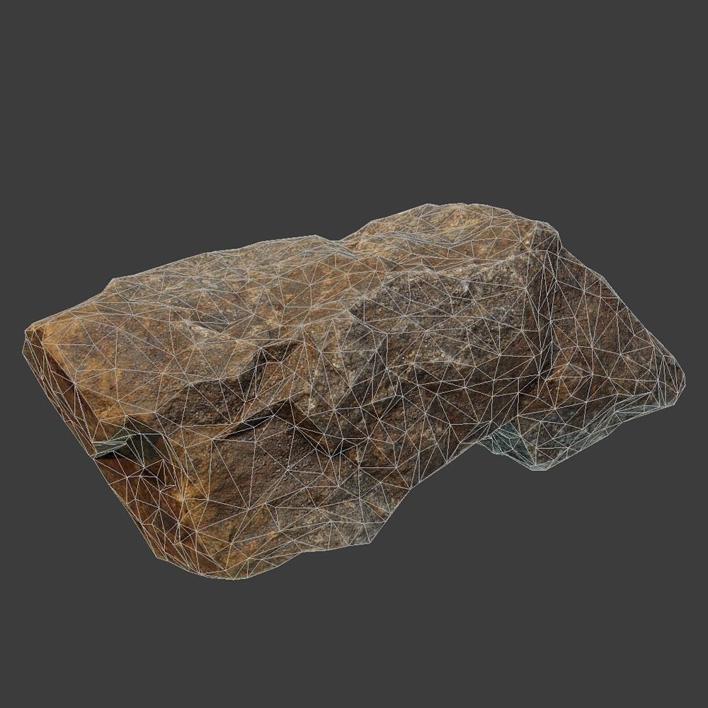 Reagan Stone Low-poly 3D model_6