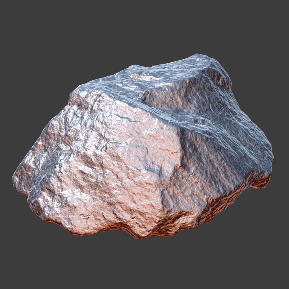 Reagan Stone Low-poly 3D model_4