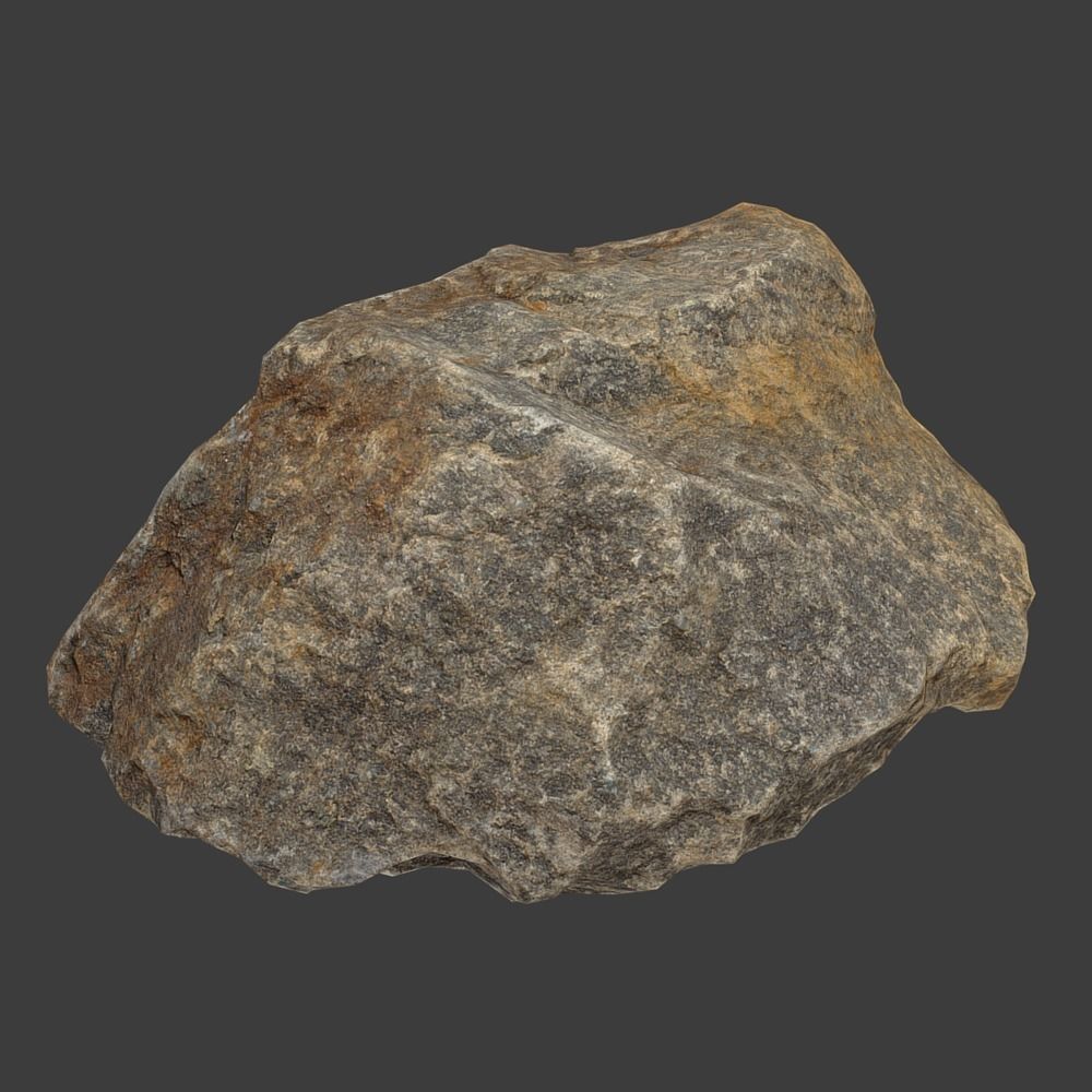 Reagan Stone Low-poly 3D model_3