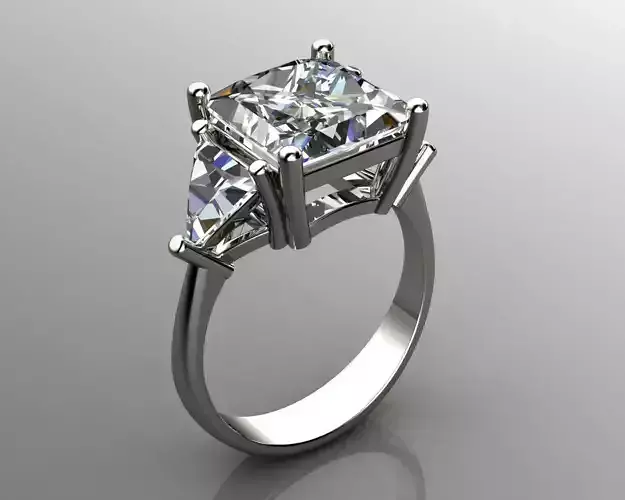 Diamond Princess Ring