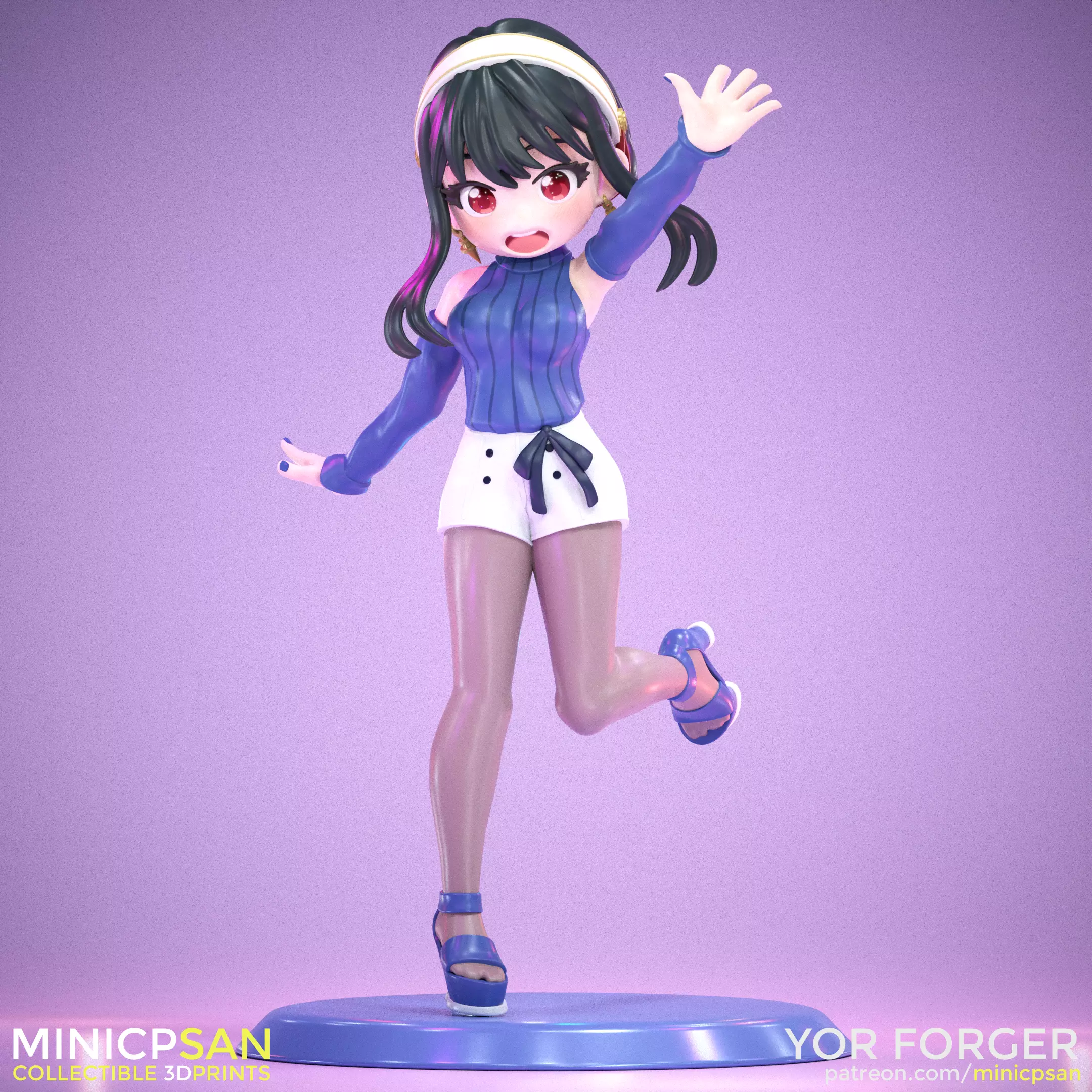 Yor Forger - Cheerful Weekend Outing - Spy X Family 3D print model