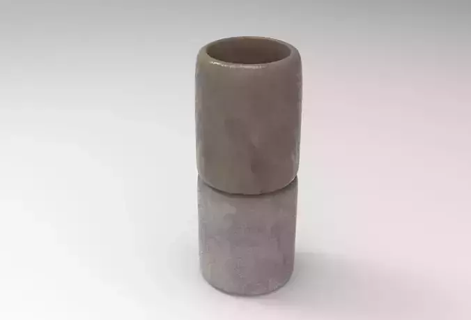 Aha Umbrella Stand Low-poly 3D model