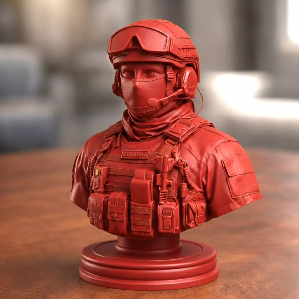 Russian Spetsnaz Chess Piece 3D print model