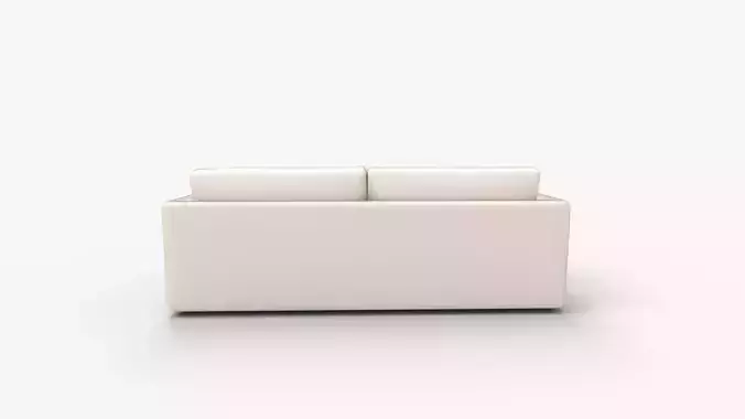 West Elm Haven XL Sofa Bench 3D model 4