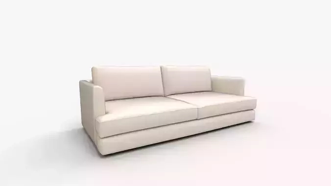 West Elm Haven XL Sofa Bench 3D model