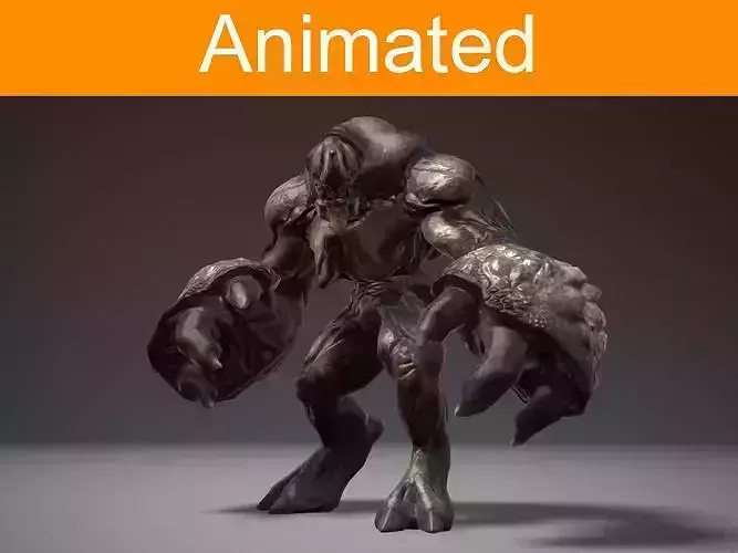 Creature Titan Low-poly 3D model