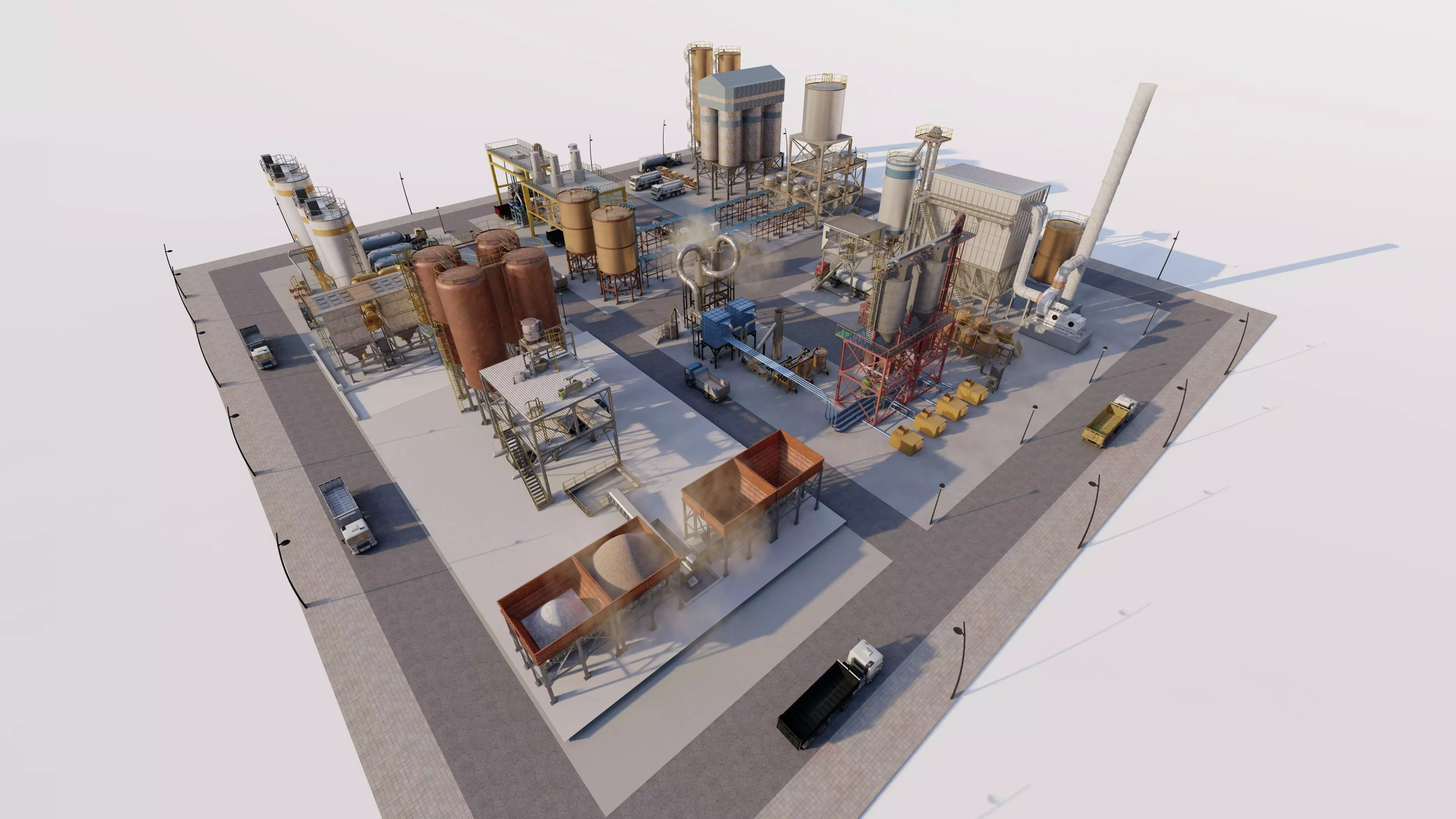 Industrial Factory-Factory building 3D model