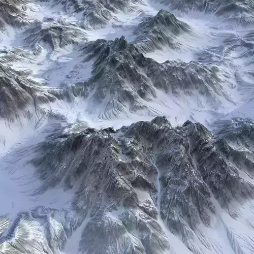 Landscape 143 Low-poly 3D model