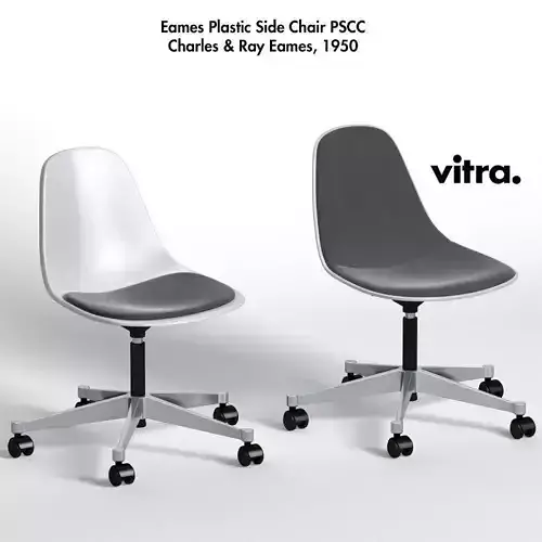 Eames Plastic Side Chair PSCC
