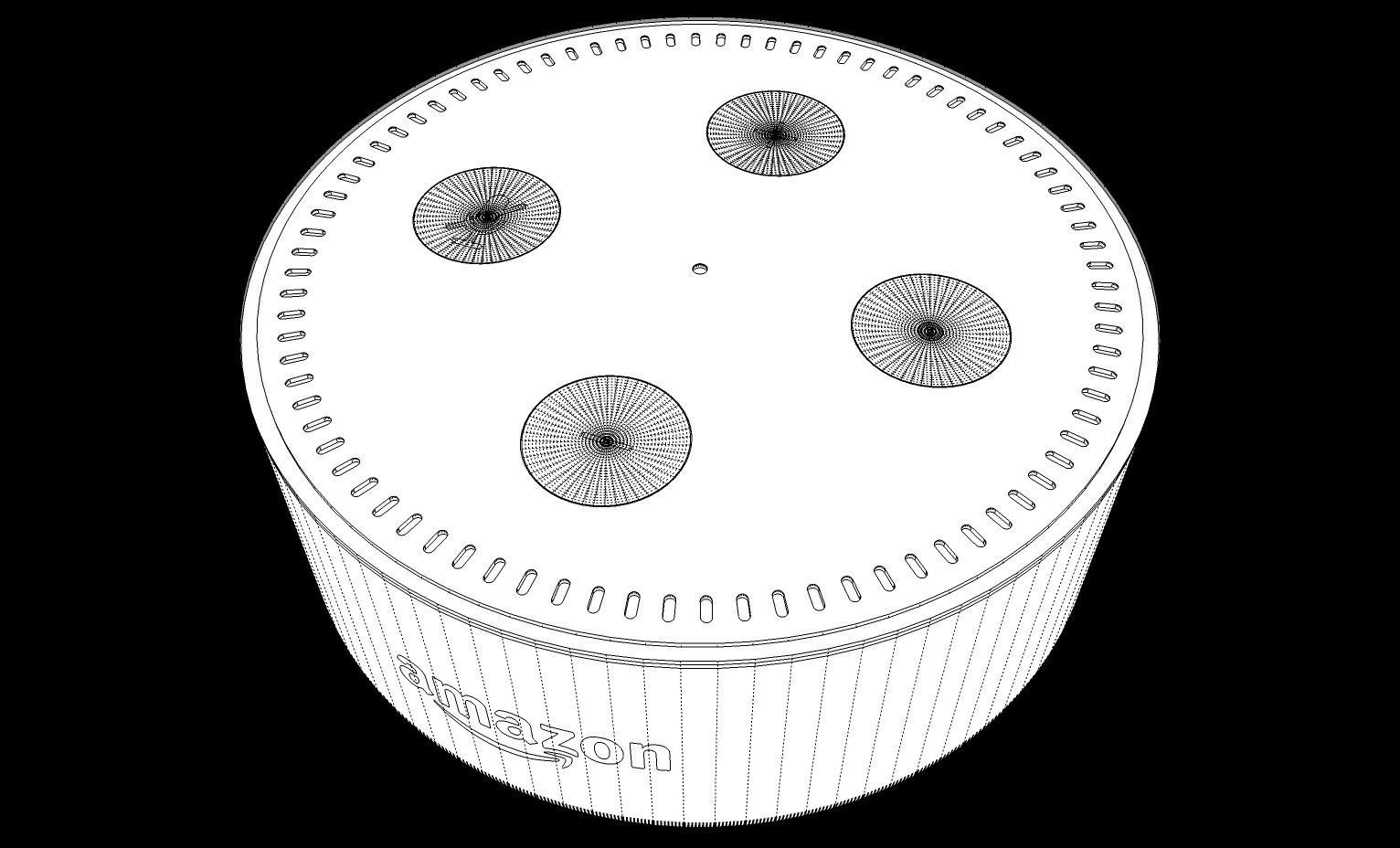 Amazon Echo Dot 2nd Generation 3D model_3