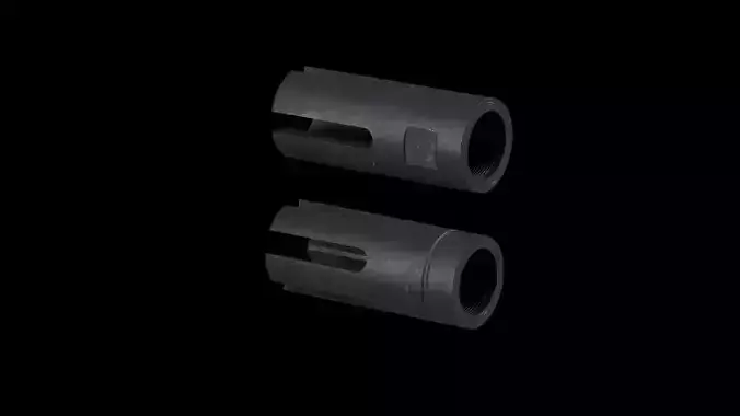 Threaded Muzzle Devices Pack 45 ACP Low-poly 3D model