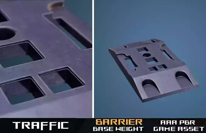 Traffic Barrier Base Weight